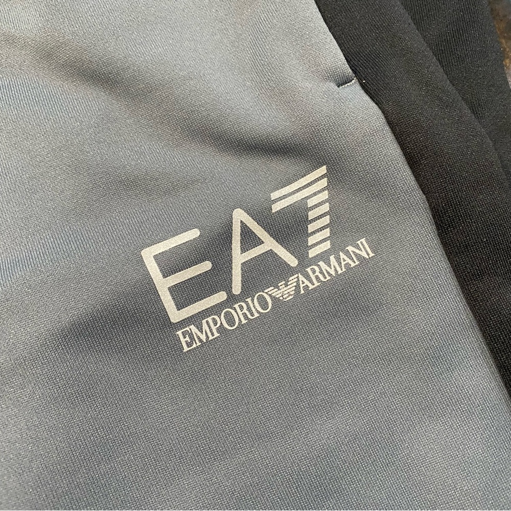 EA7 Emporio Armani Gray Sweatpants Size S - Picture 3 of 11